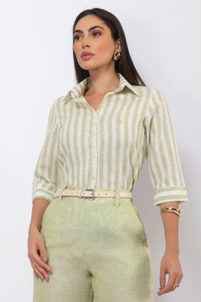 02 camisa breeze listrada feminina zaiko