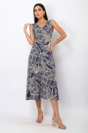 01 vestido midi estampa alvorada forrado zaiko