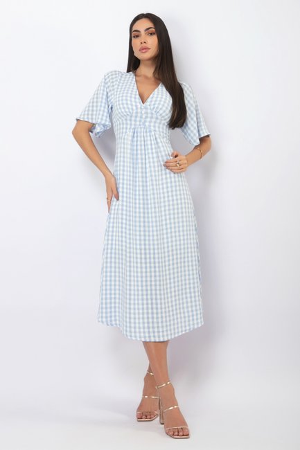 01 vestido midi xadrez feminino zaiko