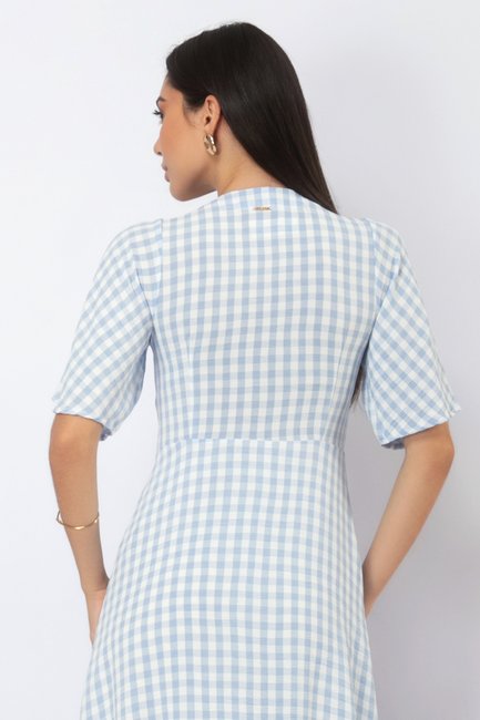03 vestido midi xadrez feminino zaiko