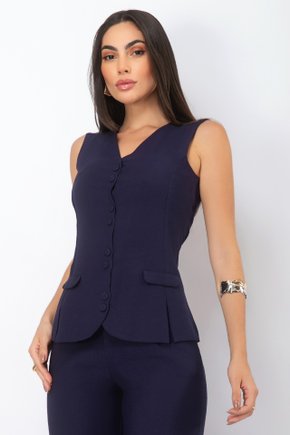 08 blusa colete feminino opala zaiko