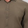 04 camisa manga longa texturizada verde militar zaiko
