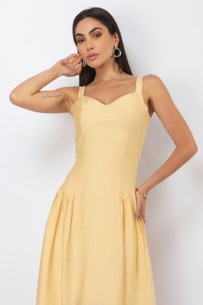 06 vestido midi solare forrado feminino zaiko