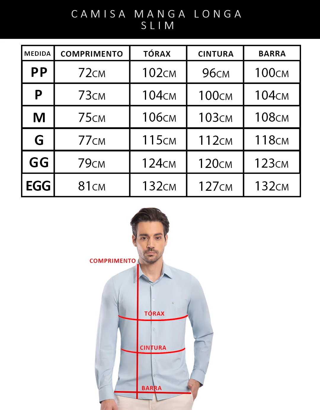 07 camisa social masculina slim spandex manga longa azul zaiko