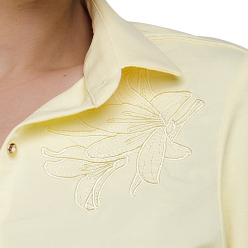 07 camisa feminina leila manga 3 4 zaiko