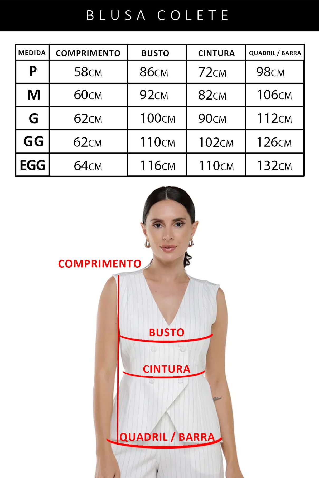 18 blusa colete feminino veronica zaiko