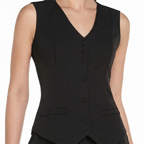 04 blusa colete office opala preto zaiko