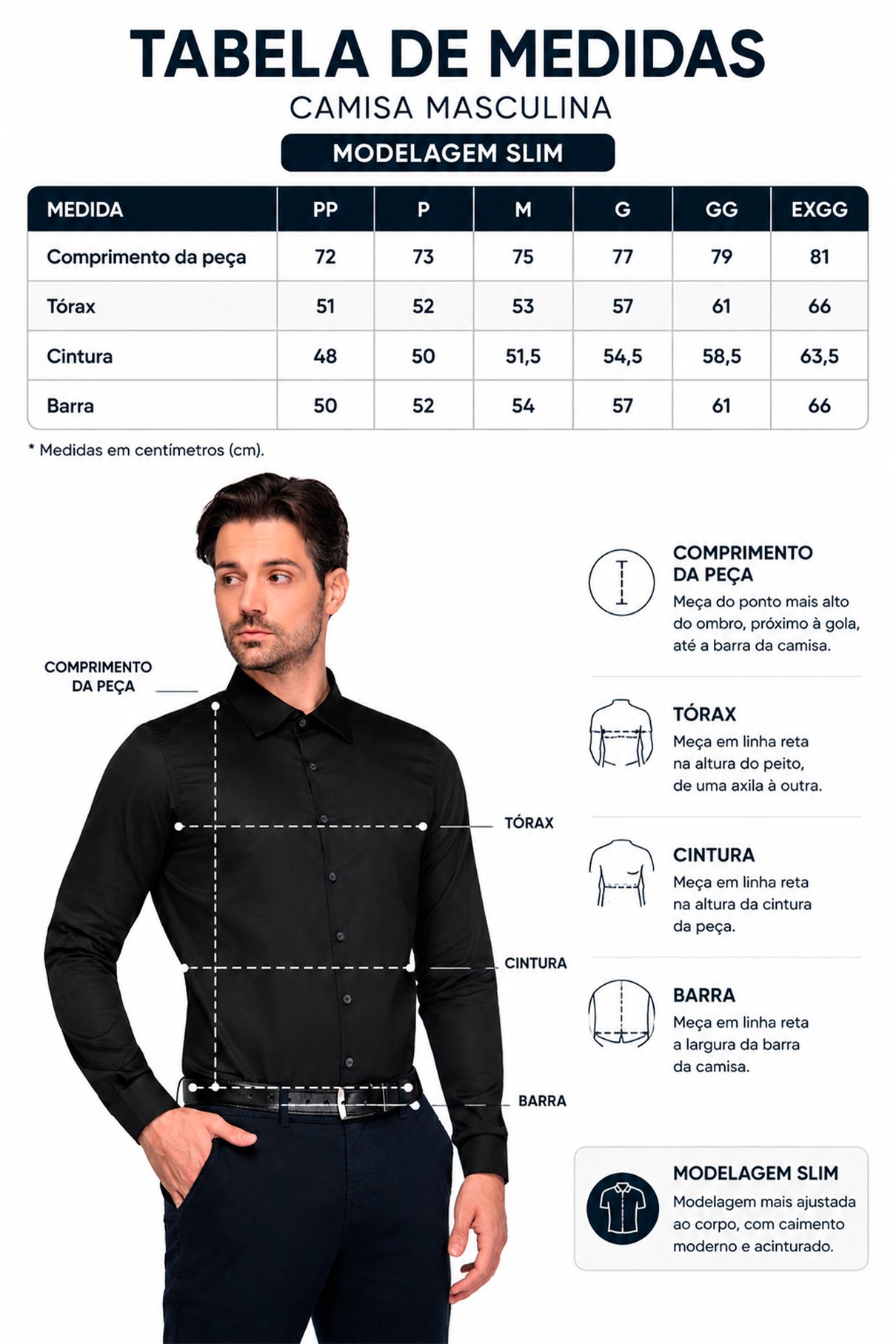 06 camisa ml tricoline acetinada preto zaiko