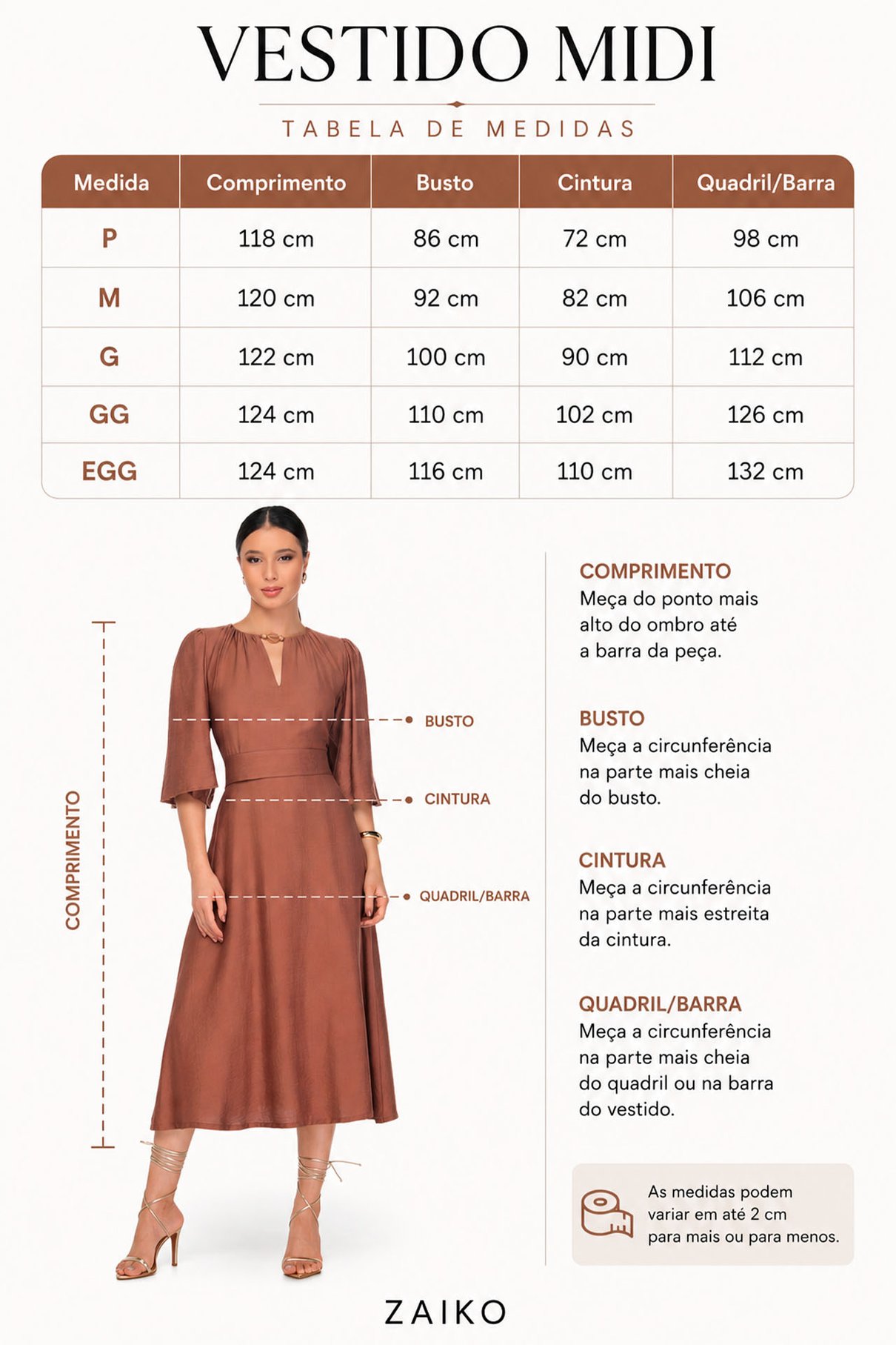 09 vestido midi 3 4 atacama marrom zaiko